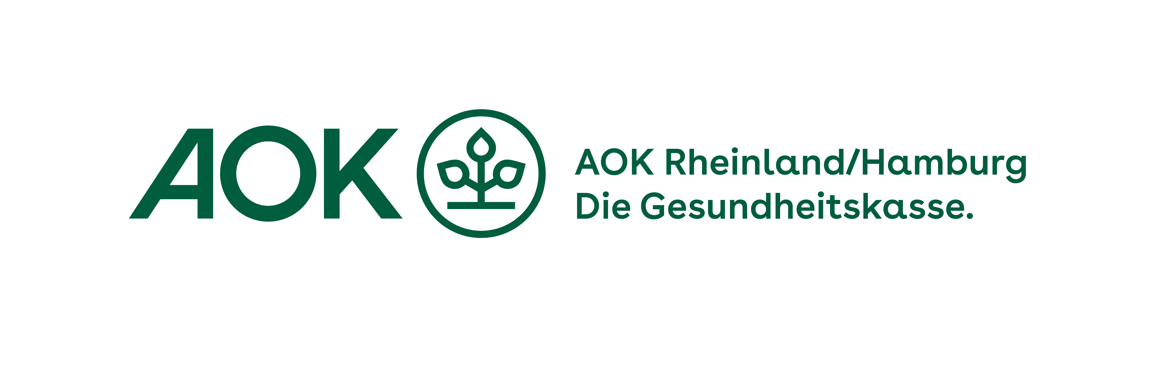 AOK Logo kompakt RH Horiz Gruen RGB