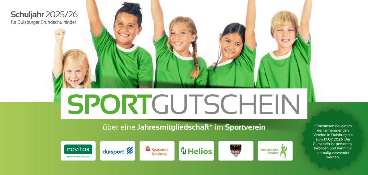 Sportgutschein erste Seite