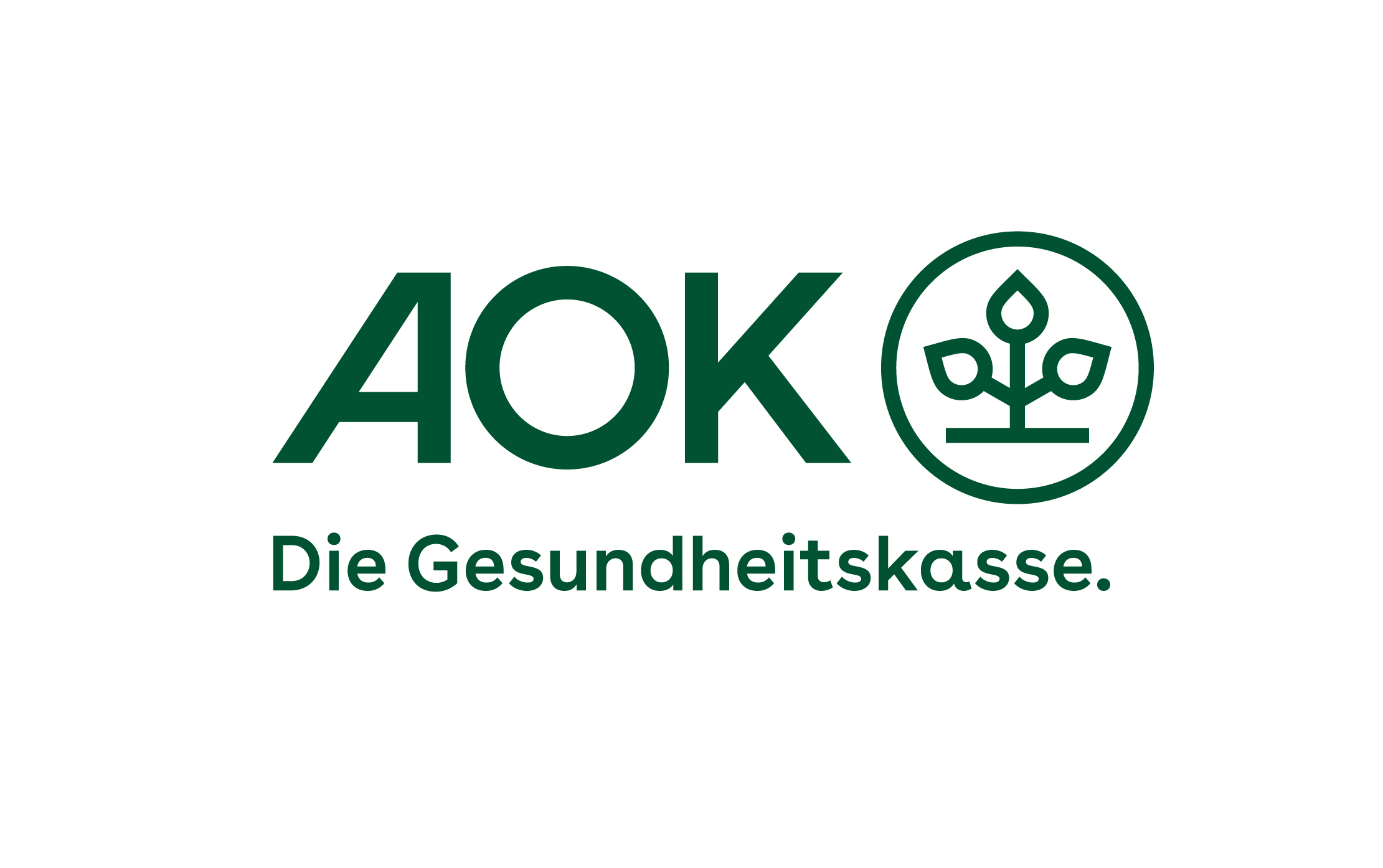 AOK Logo kompakt allgemein Gruen 4C